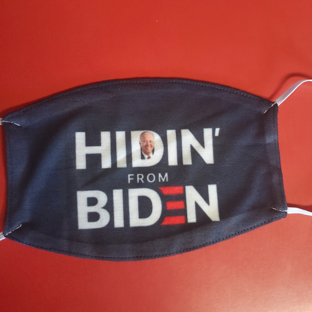 Hidin from biden mask